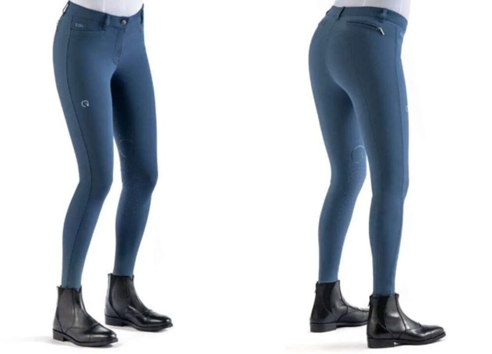 EGO7 BJUEJ Jumping Pants, Steel Blue, Size IT42 (6 in US)